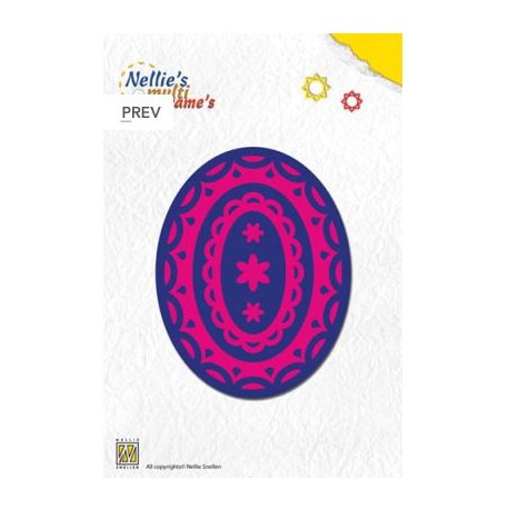 Nellies noži okvirji, Ovali