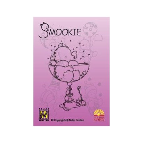 Nellies štampiljka Smookie 001 š. 45 x v.80mm