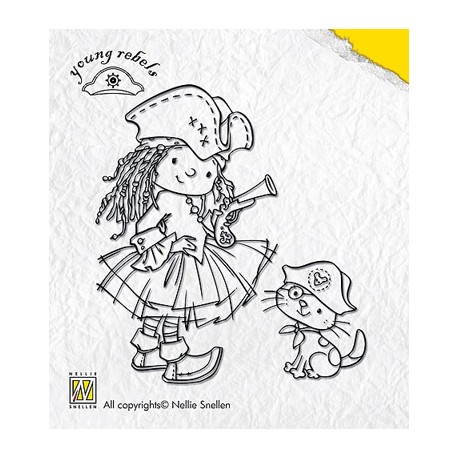 Nellies štampiljka Yore 002 š. 70 x v.75mm