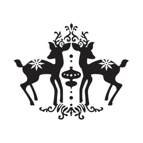 Nellies embossing mapa 106 x 150mm, Jelenčka