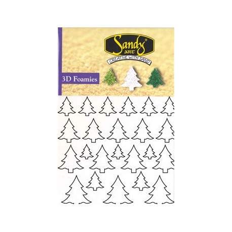 Sandy Art 3D lepljive blazinice Smrekice v. 14 do 20mm
