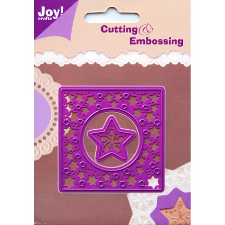 Šablona za rezanje in embossing Zvezda 65mm