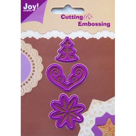 Šablona za rezanje in embossing št. 2 30 do 40mm