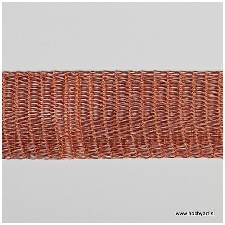 Organza Žice 20mm x 1m, Oranžna