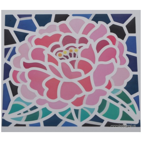 Mozaik nalepka Roža 10 x 10cm