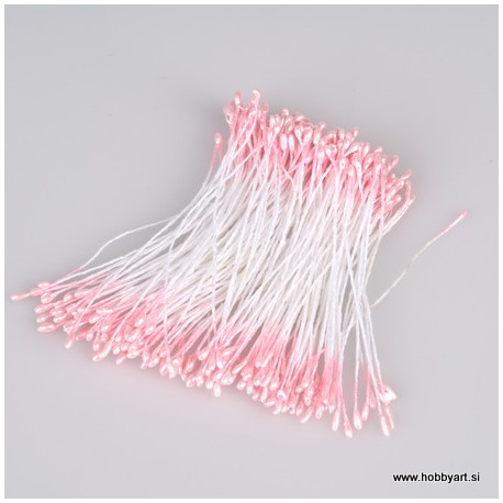 Pestiči Perla Pink 1mm, 144 kosov