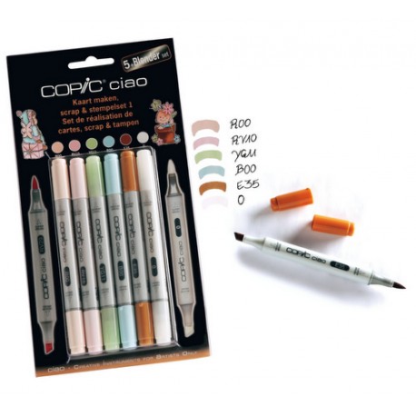 Copic Ciao set 5 + blender