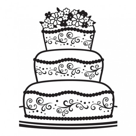 Embossing mapa 10,8 x 14,6cm, Torta