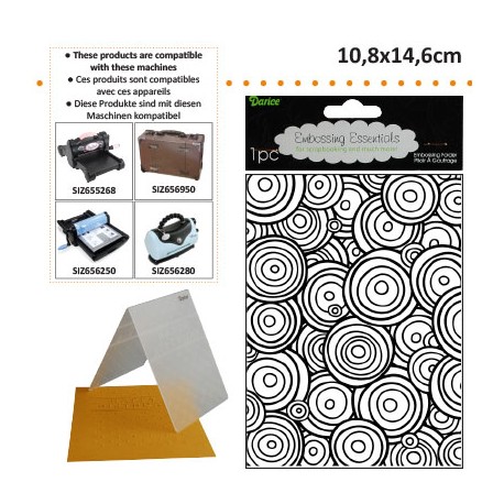 Embossing mapa 10,8 x 14,6cm, Krogi