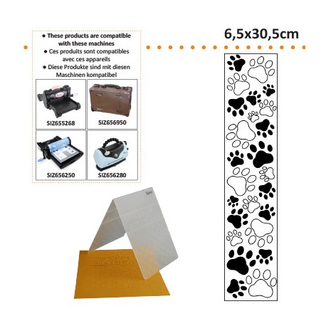 Embossing mapa 6,35 x 30,5 Tačke