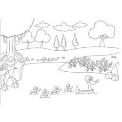 Embossing mapa 10,6 x 15cm, Račke