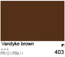  Cobra Study olje na vodni os. 40ml, 403 Vandyke brown (art. 25054030)