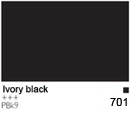  Cobra Study olje na vodni os. 40ml, 701 Ivory black (art. 25057010)