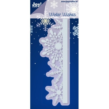 Joy Crafts šablona za rezanje in embossing Snežinka 43 x 140mm r