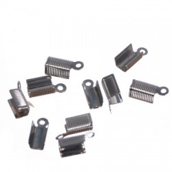 Zaključek za vrvico 11x5x5mm, 10 kosov, Platinaste b.