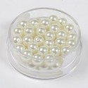 Voščene steklene perle 4, 6mm